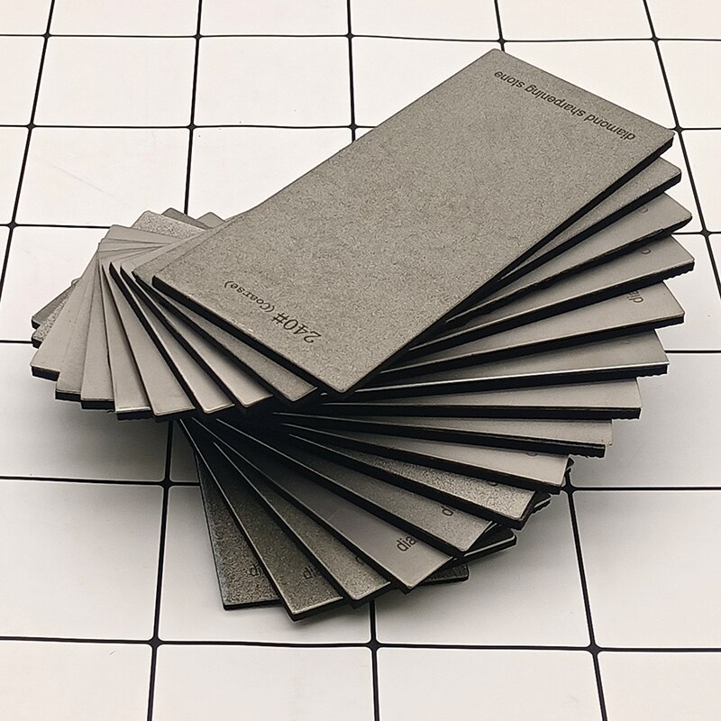 80~3000# Diamond non-slip sharpening stone with EVA base for sharpening tools in kitchen sharpener system