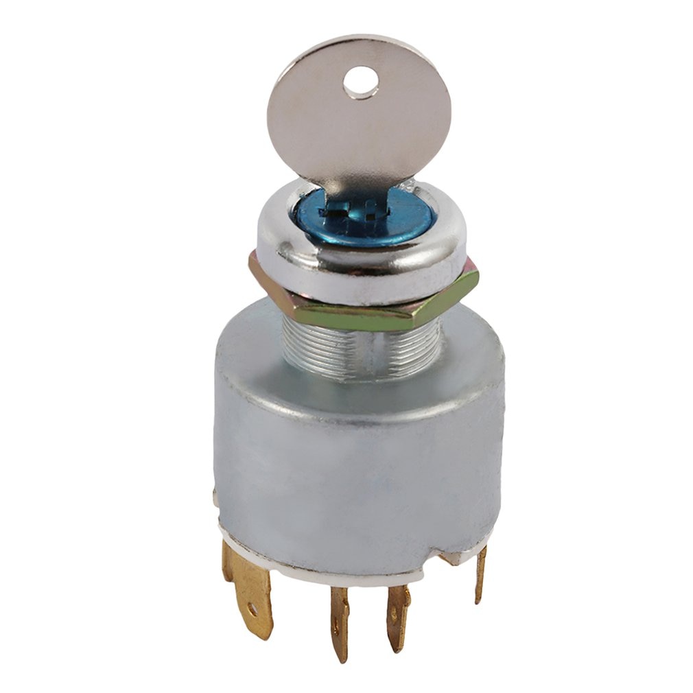 Car Engine Start Button Switch Marine Truck Tractor Ignition Starter 12V Universal Ignition Switch With 2 Keys