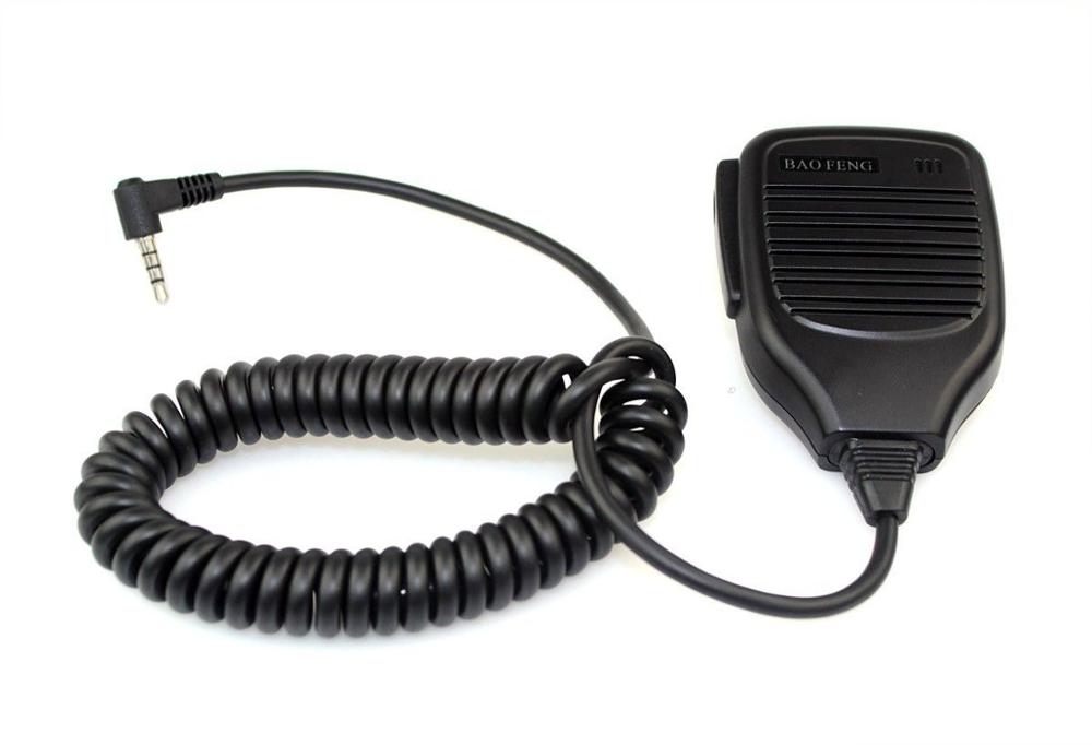 Tragbare Lautsprecher Mic Mikrofon für BAOFENF UV3R Radio Walkie Talkie HEIßER + Spur