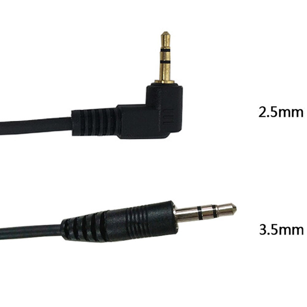 2.5mm 3.5mm stretchable conector do obturador câmera resistente cabo de conexão de controle remoto portátil s2 para sony a7r rx100