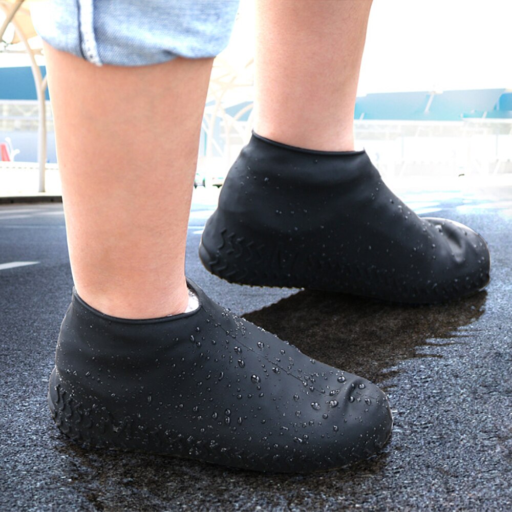 Rubberen Overschoenen Siliconen Regen Schoenen Laarzen Dekken Herbruikbare Waterdicht Antislip S/M/L 1 Paar outdoor Camping