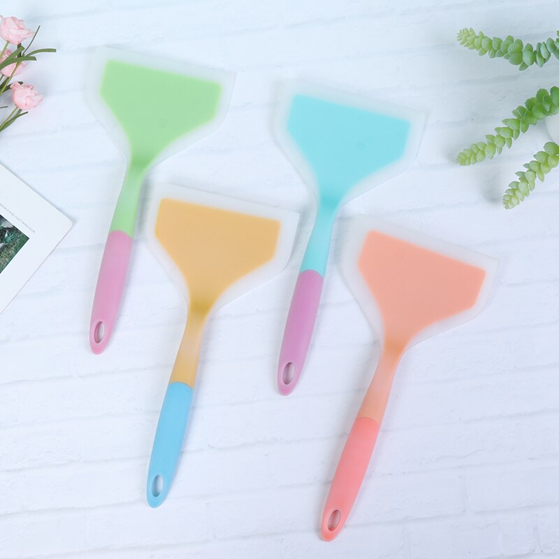 Silicone Spatula Beef Meat Egg Kitchen Scraper Wide Pizza Shovel Non-stick Turners Food Lifters Home Cooking Utensils