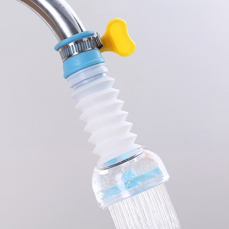 Universele 360-rotatie Kraan Waskolf Swivel Waterbesparende Economizer Hoofddouche Keukenkraan Nozzle Adapter Gootsteen Accessoires: WHITE