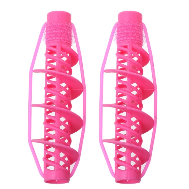 2Pcs Hair Curlers Rollers Magic Spiral Curling DIY Hairstyle Tools Salon Hair Styling Accessory