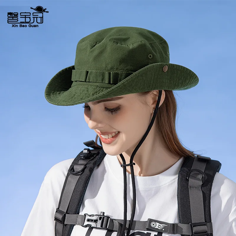 Gorras de cubo para mujeres y niñas, sombrero para el sol, protección UV, ala ancha, plegable, sombreros de pesca para playa de verano