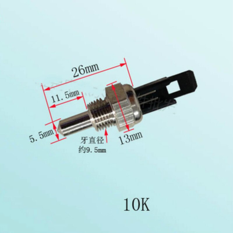 2pcs/lot gas heating boiler NTC 10K temperature sensor boiler for water heating gas water heater spare parts