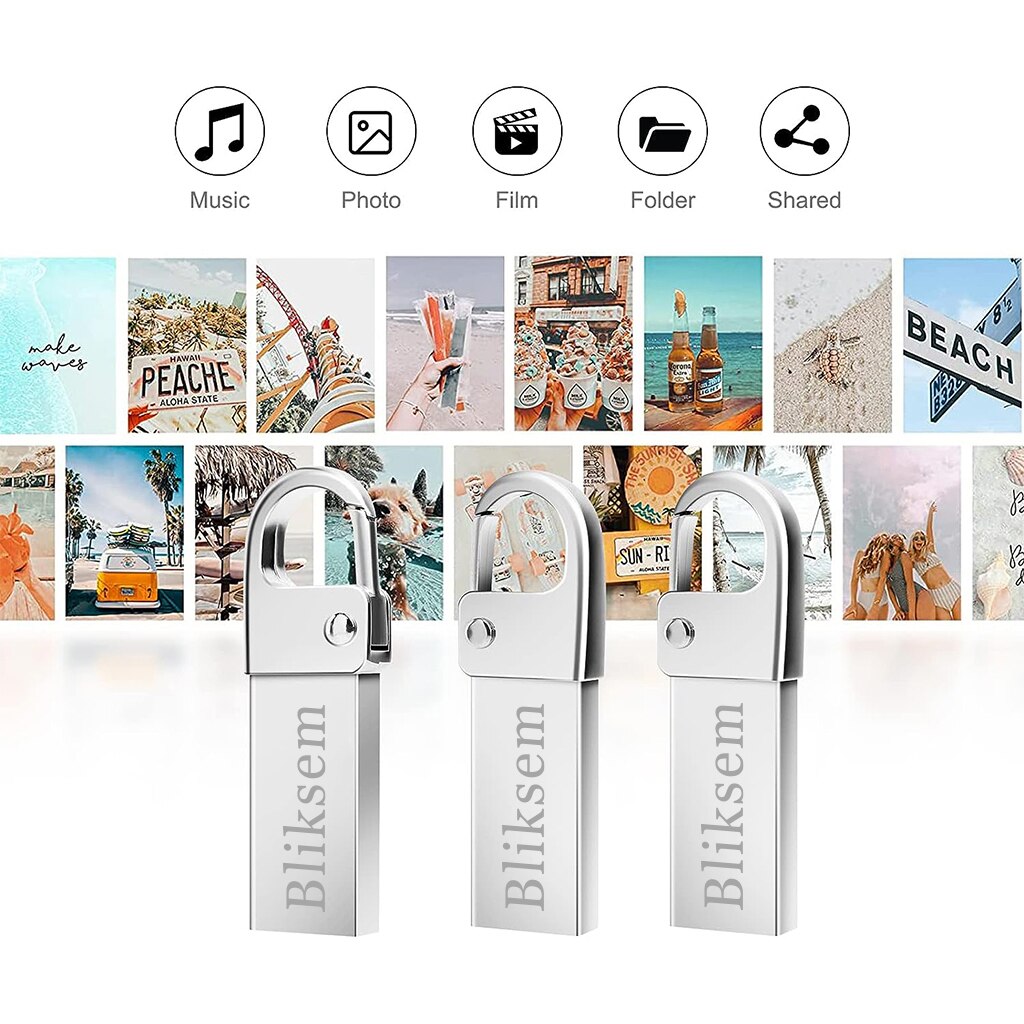 Bliksem-Clé USB 3.0, 64 Go, Pen Drive pour PC, Lapmedicams, Car Forters, Audio, Memory Stick, Pen Drive, Flash Drive