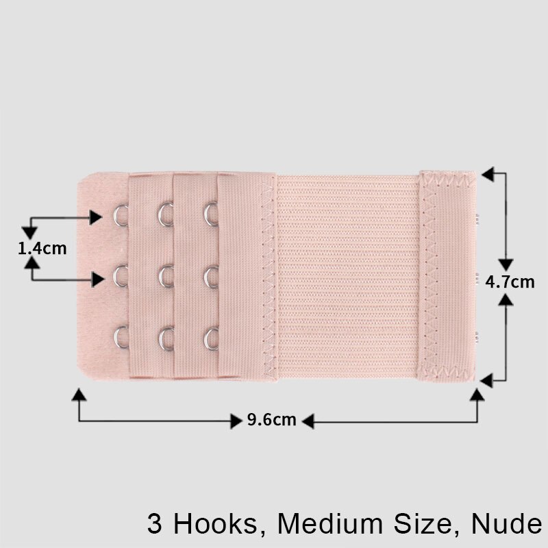 Elastische Gürtel Unterwäsche Bh Verlängerung Schmale Zwei 2 Schnalle Verschluss Für Bh Verlängerung Zubehör Drei 3 Haken Und Auge Band: 3 Haken Frau nackt