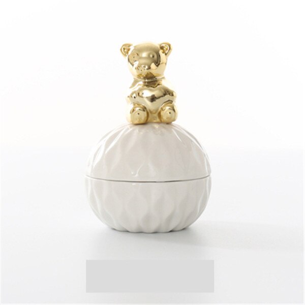 Nordic Ananas Lagerung Tank Aromatherapie Kerze Lagerung Container Keramik Glas Schmuckstück Boxen Candy Jar Home Dekoration Handwerk: E5