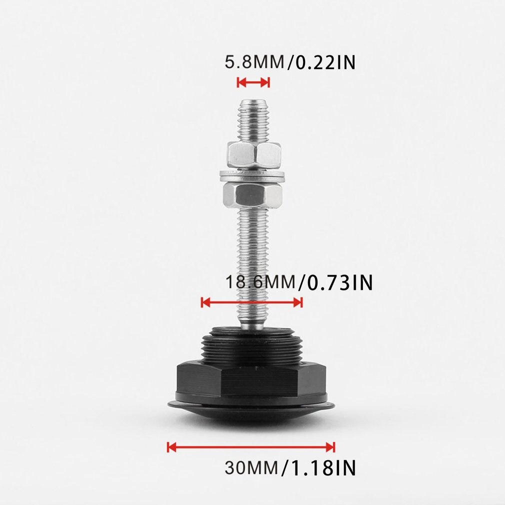 1 Set Universal Car Latches Push Button Latch Quick Release Mini Hood Car Lock Retainer Set Quick Release Hood Bumper Latch