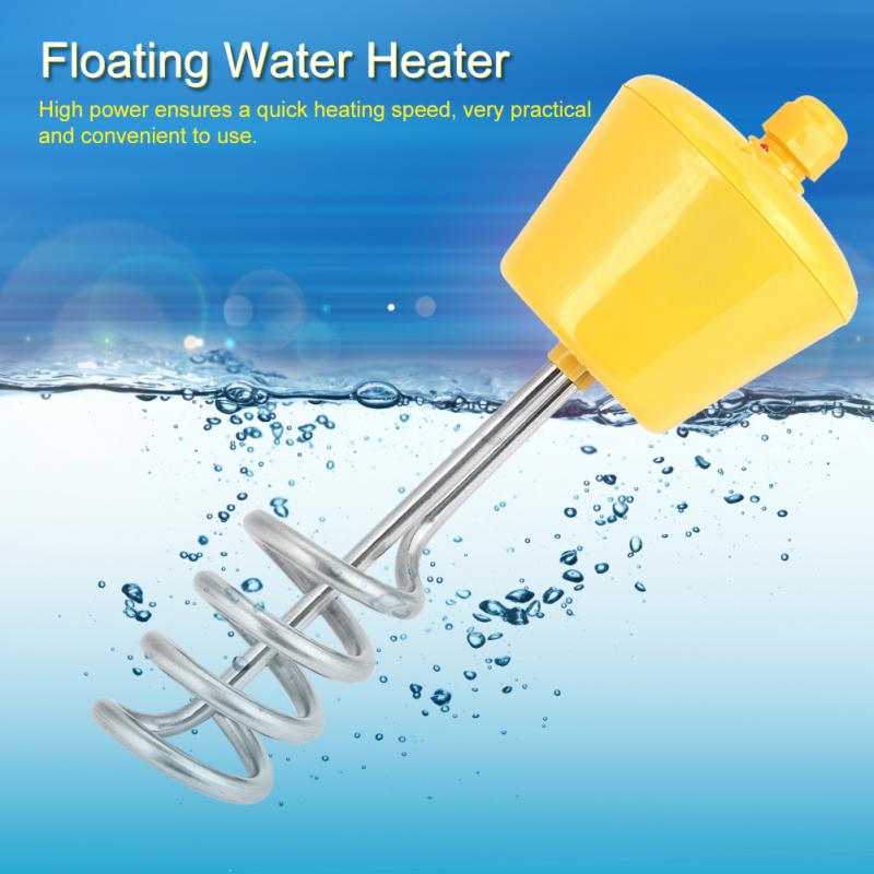 220V 2500W High Power Stainless Steel Electric Floating Immersion Water Heater Boiler