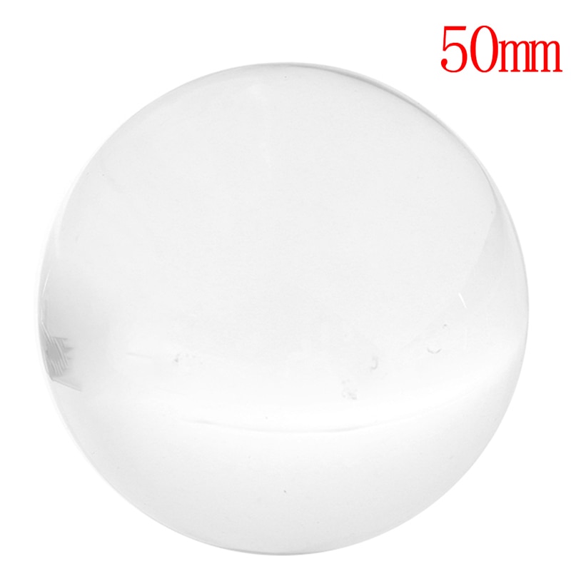 Crystal Ball,Feng Shui Clear Color Magic Photography Optical Glass Reflective Clear Contact Juggling Ball