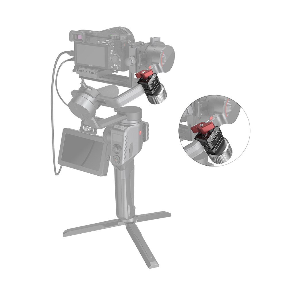 SmallRig Counterweight & Mounting Clamp Kit for Moza AirCross 2 Gimbal Rig for BMPCC 4K 6K Camera 2829