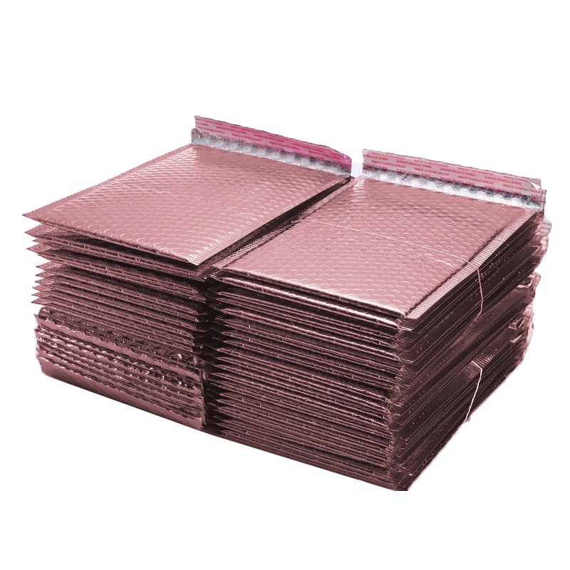 10/50 sztuk folii aluminiowej z pianki koperta, samoprzylepny, Mailers wyściełane koperty wysyłkowe z bańka ogólne torby jasny kolory gorący