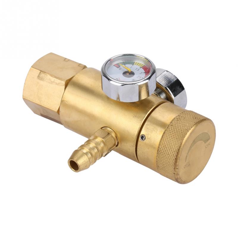 Oxygen Gas Pressure Reducer 0.4-25MPa Pressure Regulator Air Flow Regulator Gauge Meter Pressure Measuring Tools