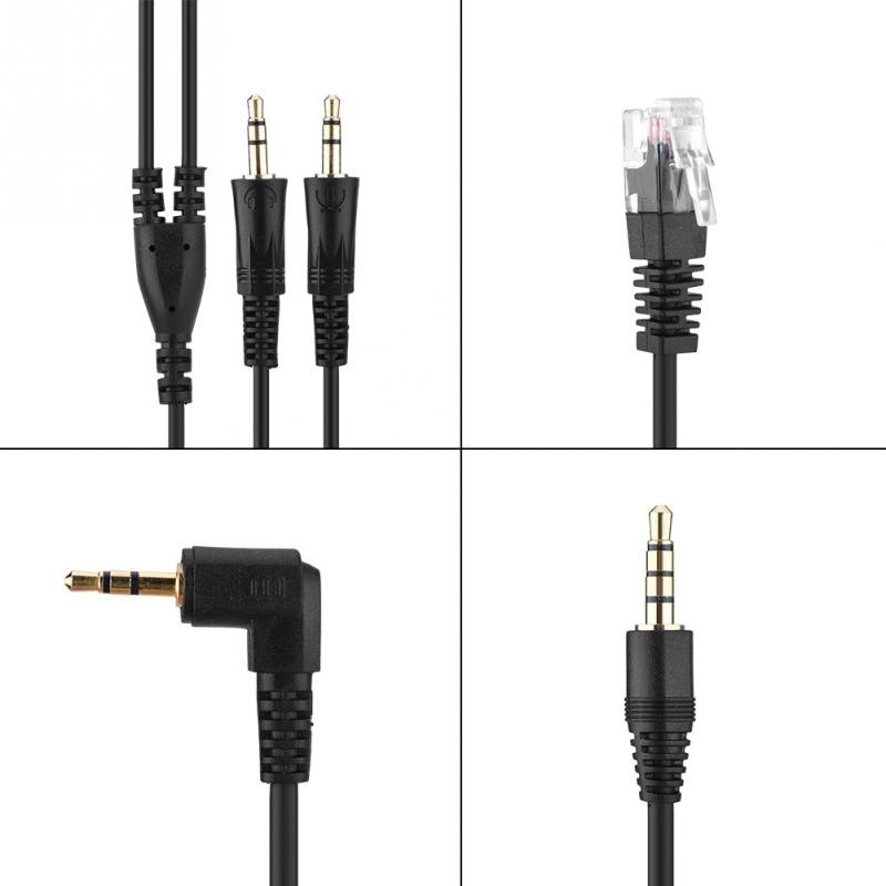 Call Center Headset Noise Cancelling Headphone With Crystal USB 3.5/2.5MM Plug For Customer Service/ Game/desktop box/computer