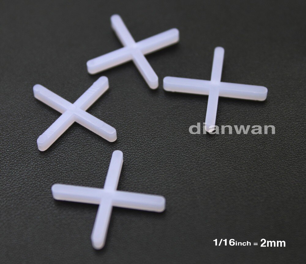 2mm Tile Spacers For Spacing Of Floor Wall Tiles 1000pcs