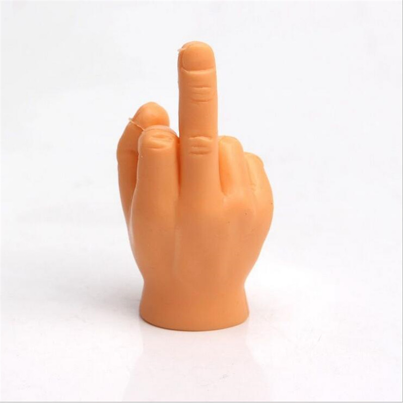 Juego de 2 uds de dedos y pies divertidos de dibujos animados, juguetes creativos para dedos de juguete alrededor de la mano pequeña, modelo de juguetes de de Halloween: Rojo