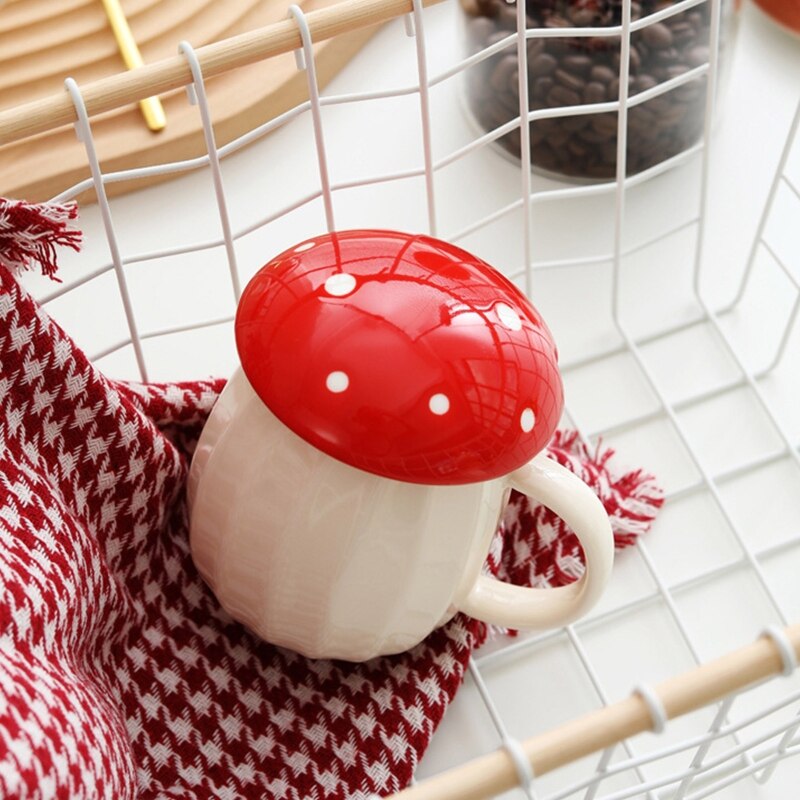 Multipurpose Ceramic Mushroom Coffee Cup Tea Cups Lovely Mushroom Stuff