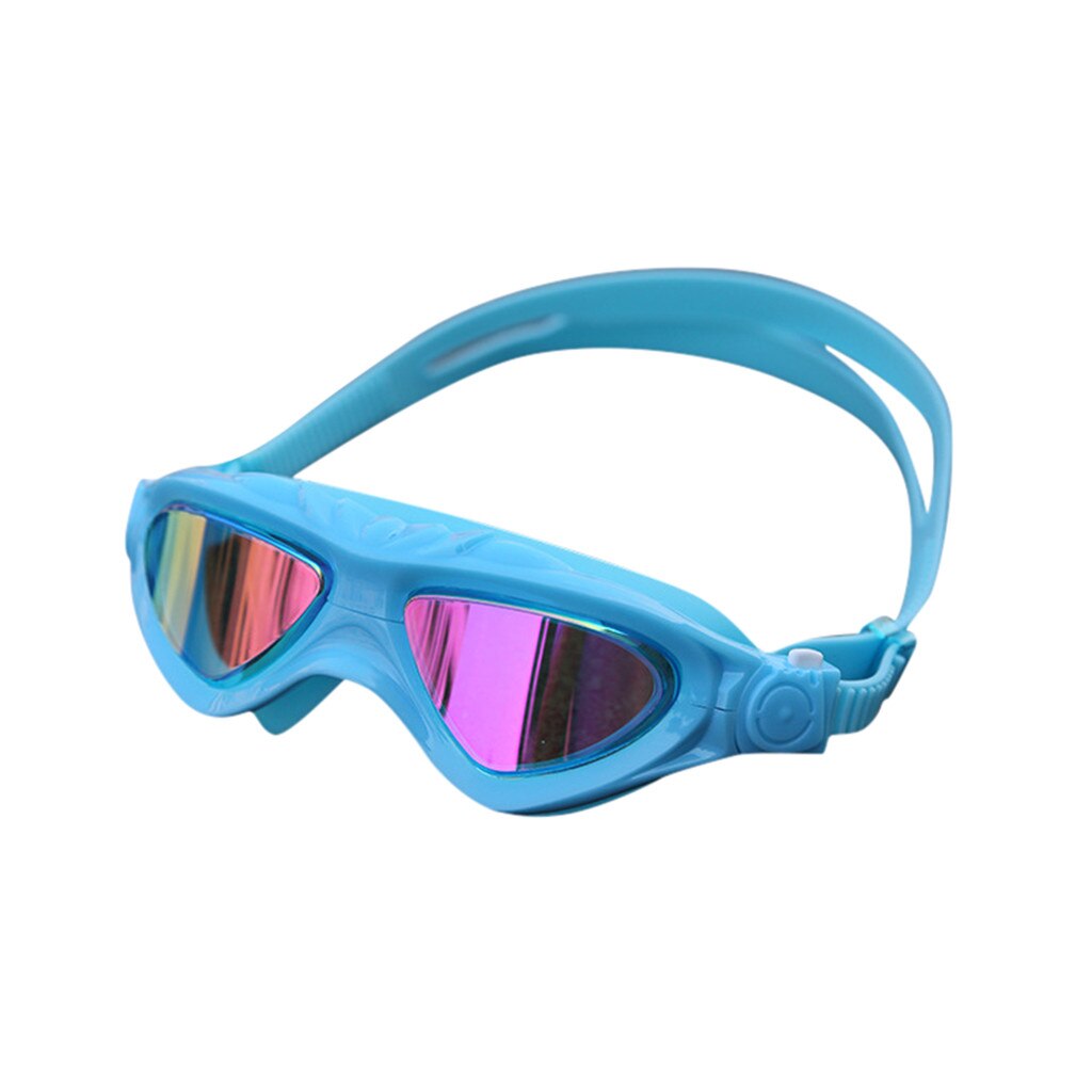 Kinderen Non-Condens Anti Uv Zwemmen Goggle Bril Verstelbare Oog Beschermen: SKY BLUE