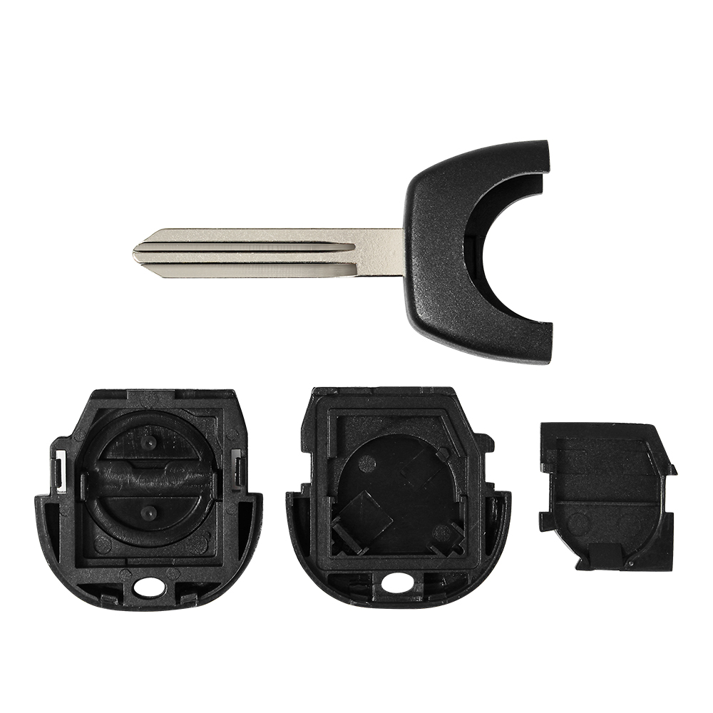 KEYYOU carcasa de llave remota 2 botones para NISSAN Pulsar Patrol Primera Xtrail Terrano Almera Micra NSN14 hoja Fob reemplazar funda de llave