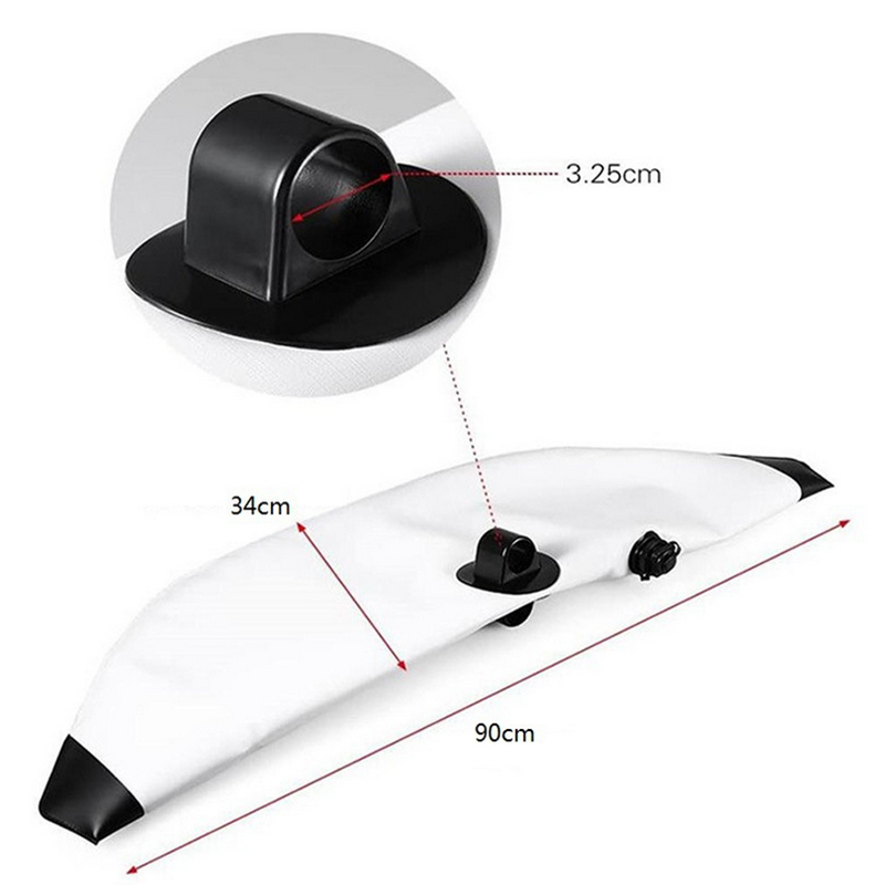 2-teiliges Kajak-Ausleger-Stabilisator, aufblasbarer Ausleger-Schwimmer, stehendes Schwimmer-Stabilisator-System-einstellen für Kanus, Fischerboote