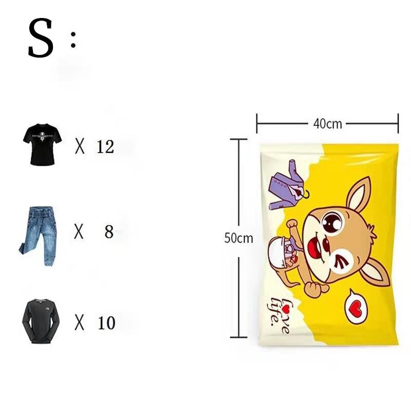 Vacuum Compression Bag Large Quilts To Receive Clothing Thickening Air To Finish The Bag Waterproof And Moisture-Proof Material: H4-1 S