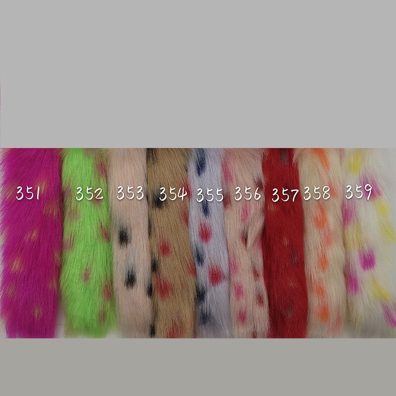 Luipaard Stippen Jacquard Faux Fur Hoge Gewicht 1500G Stof Lange Stapel Immitatie Bont Jassen Bont Jassen Kostuums Bontmuts diy Stof