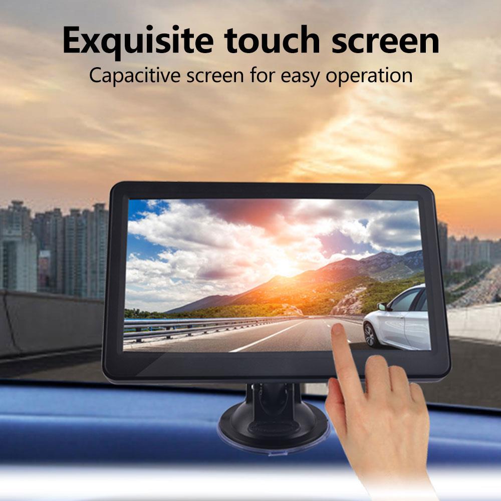 Vehemo 256MB+8G GPS Navigator System Car GPS Navigation Voice Broadcast HD GPS Navigator Free Map Truck 7" Touch Screen