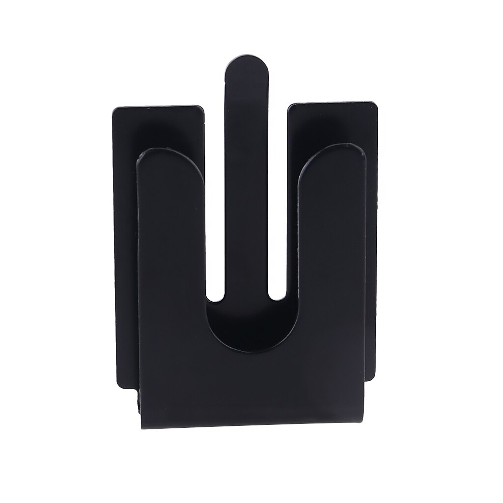 Universele Houder Microfoon Hand Clip Zwart Haak Geen Schroeven Met Sterke Adsorptie Kracht Voor Autoradio Walkie Talkie Saving Car