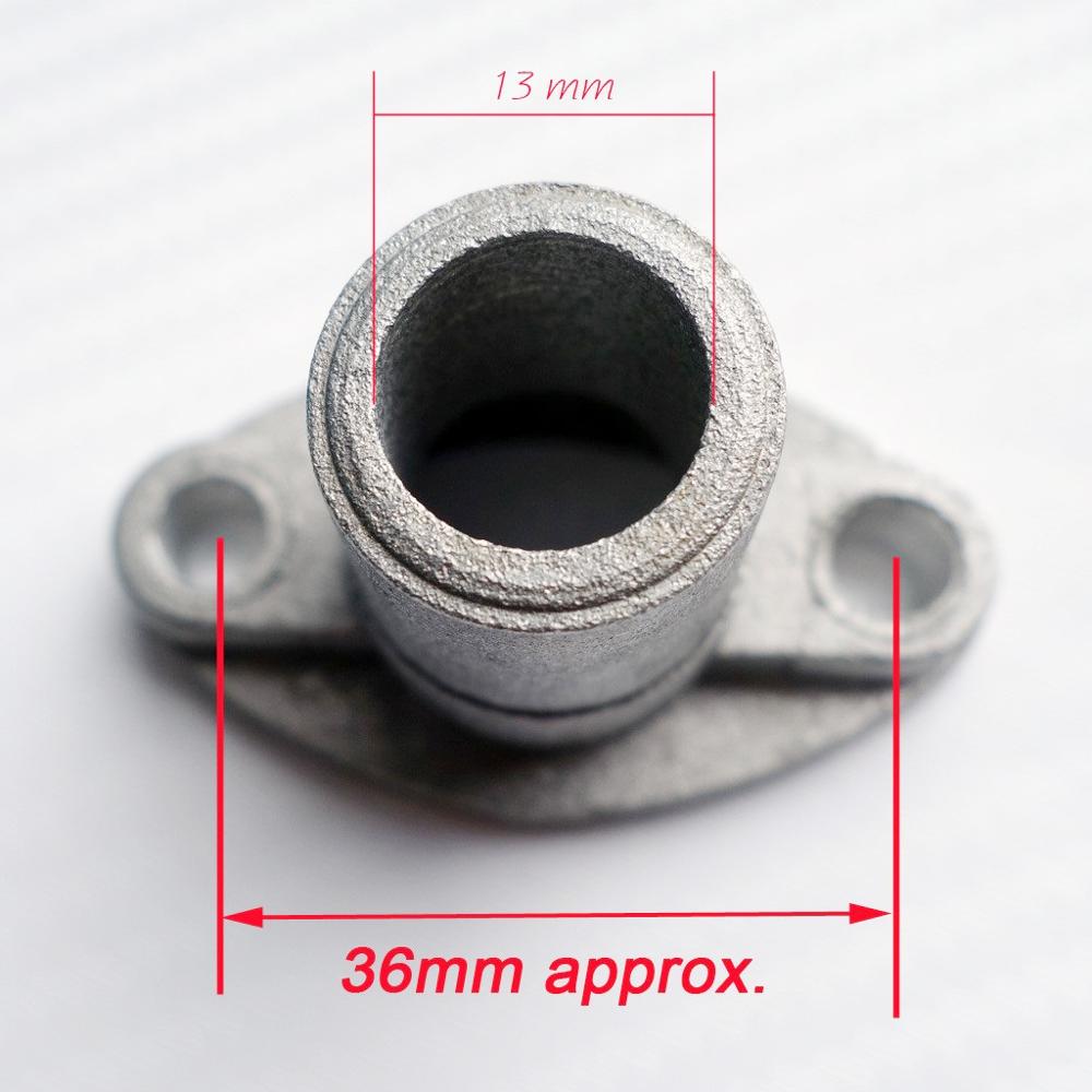 Inlet Pipe Intake Manifold Fuel Inlet Intake 12mm For 2 Stroke Motorized Pocket Bike 49cc/60cc/80cc