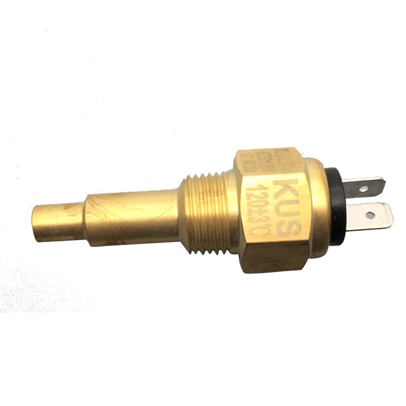 Medidor de temperatura de aceite Digital LCD Universal, 52mm, 50-150 ℃, para barco, camión, 12V, 24V, con retroiluminación roja: 3 8-18NPT