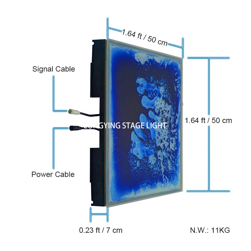 50cmx50cm RGB 3IN1 Liquid Led Dancing Floor RGB Wedding Party Events Dance Floor Led Dancing Panels