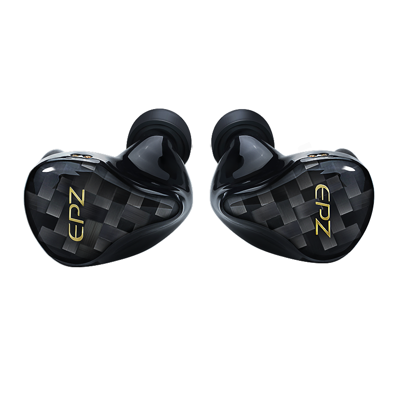 AK EPZ K1 High Resolution BA DD Hybrid 9.2mm Driver In Ear Earphone IEM HIFI DJ Monitor Running Sport Earphone Earplug Headset: Black