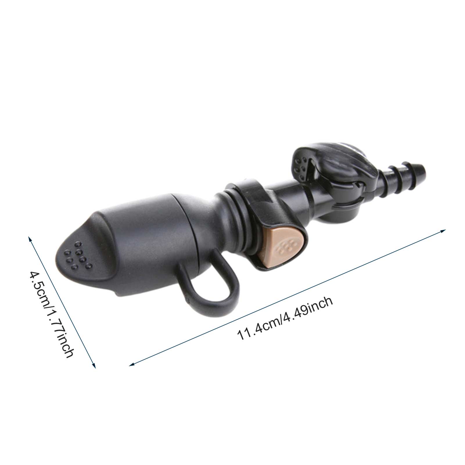 Water Bag Adapter Dust-proof Removable Connector Quick-release Water Bladder Outlet Hydration Pack Valve
