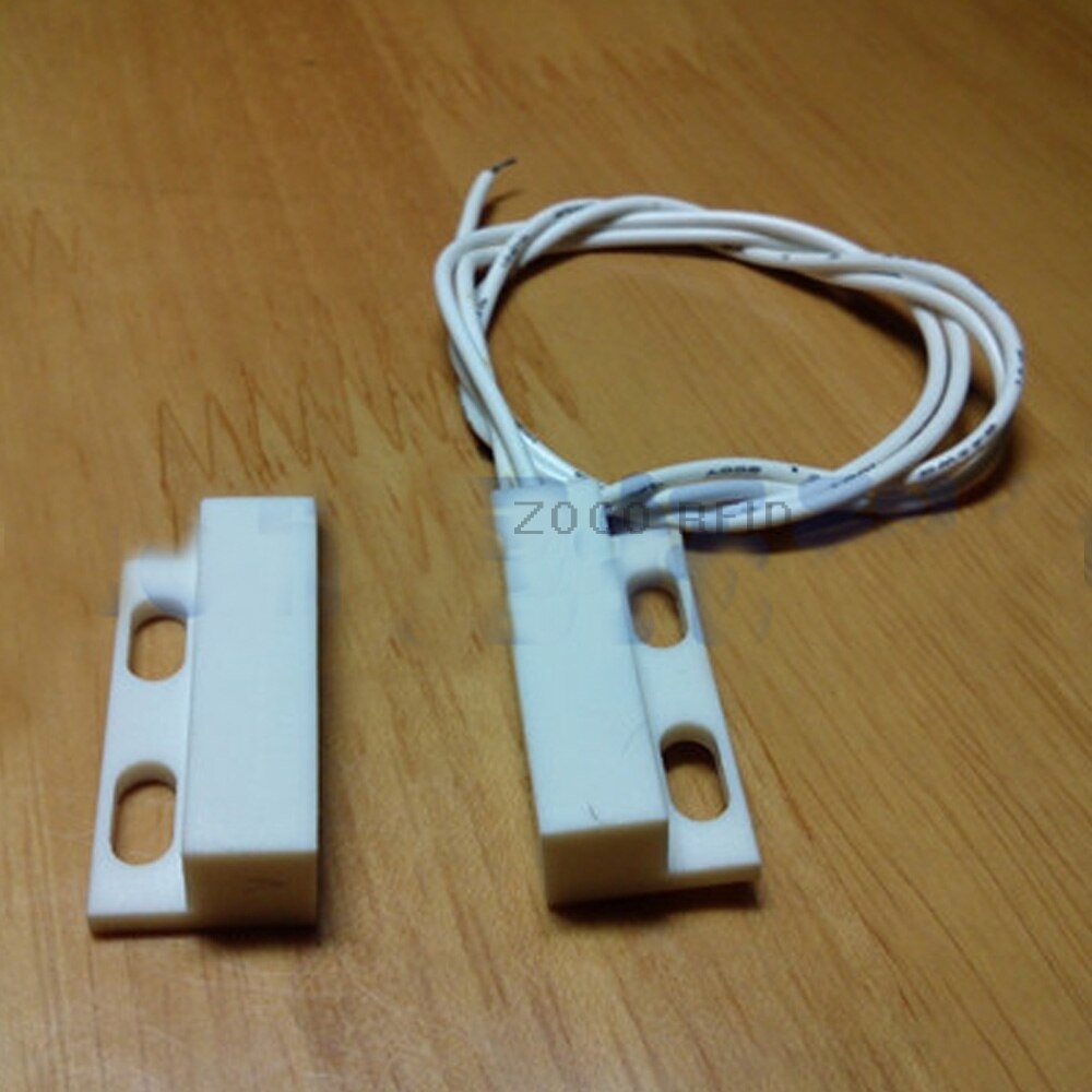 Kablet dør vindue magnetisk sensor afbryder arbejde  ac85-220v med ptsn og gsm alarmsystem og skab