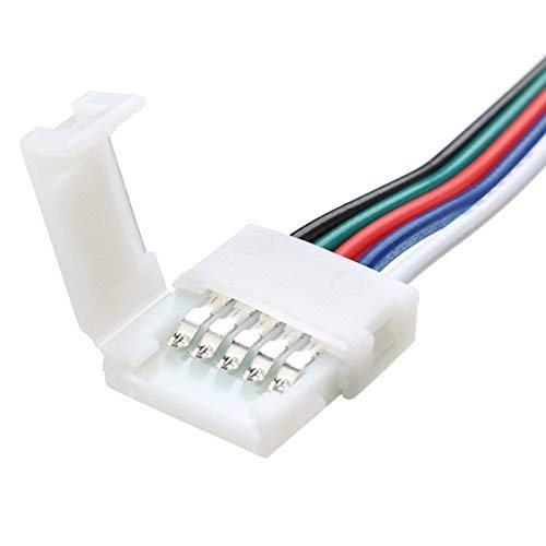 5 Pin RGBW LED Strip Verlichting Connector Solderless Connector voor 10mm 5050 RGBW/RGBWW LED Strip Verlichting JK388