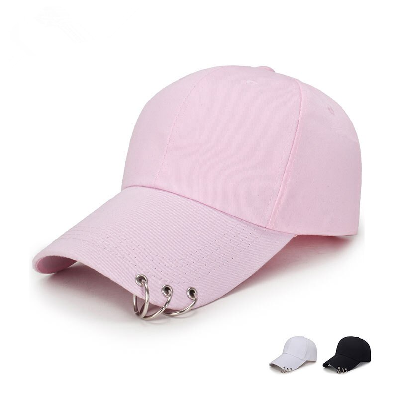 1 pièces chapeau de Baseball réglable de avec anneau Sports de plein air casquette de soleil pour les femmes hommes chapeaux de