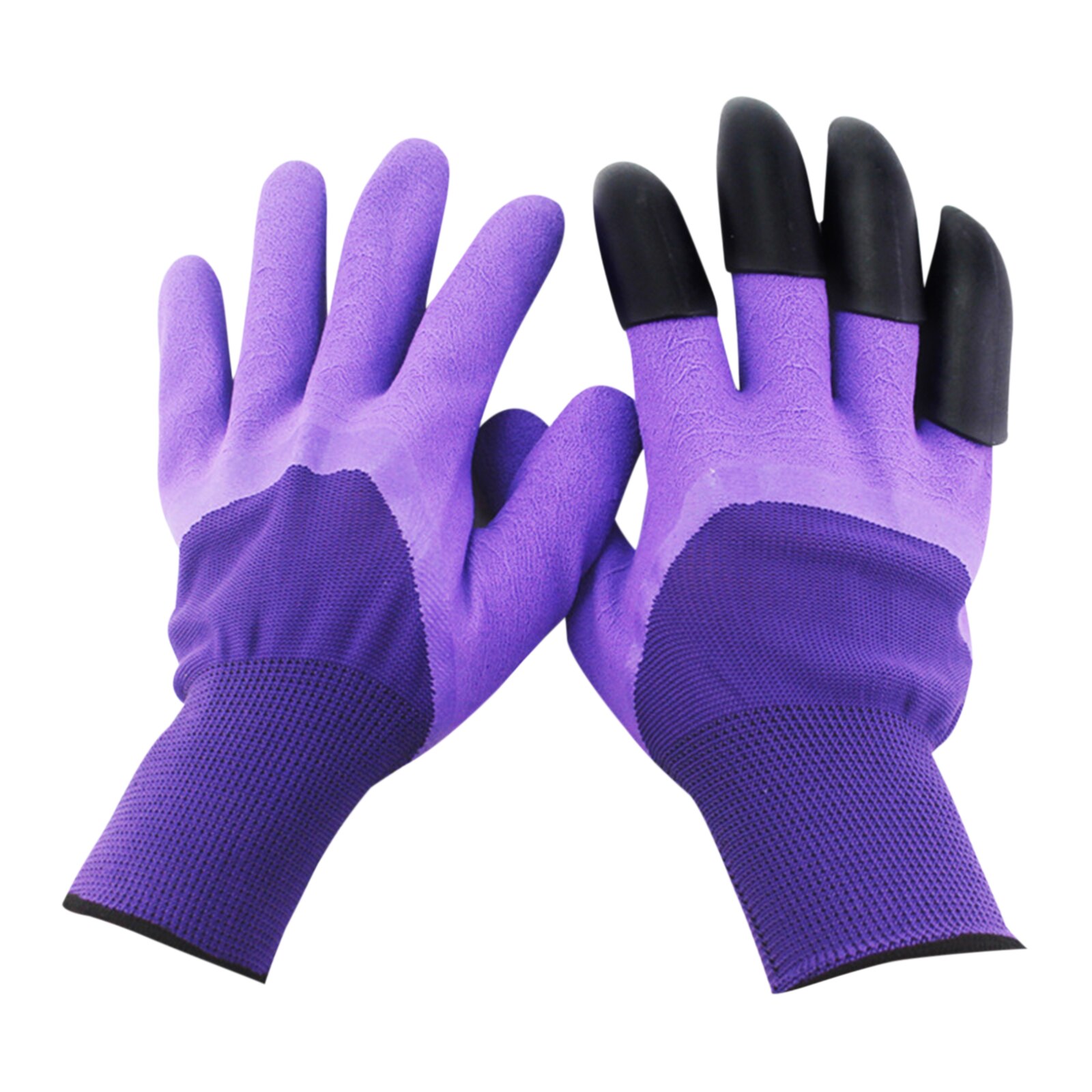 Tuin Handschoenen Met 4/8 Abs Plastic Hand Claw Tuin Rubber Handschoenen Voor Tuinieren Graven Planten Duurzaam Waterdicht Werk Handschoen: C