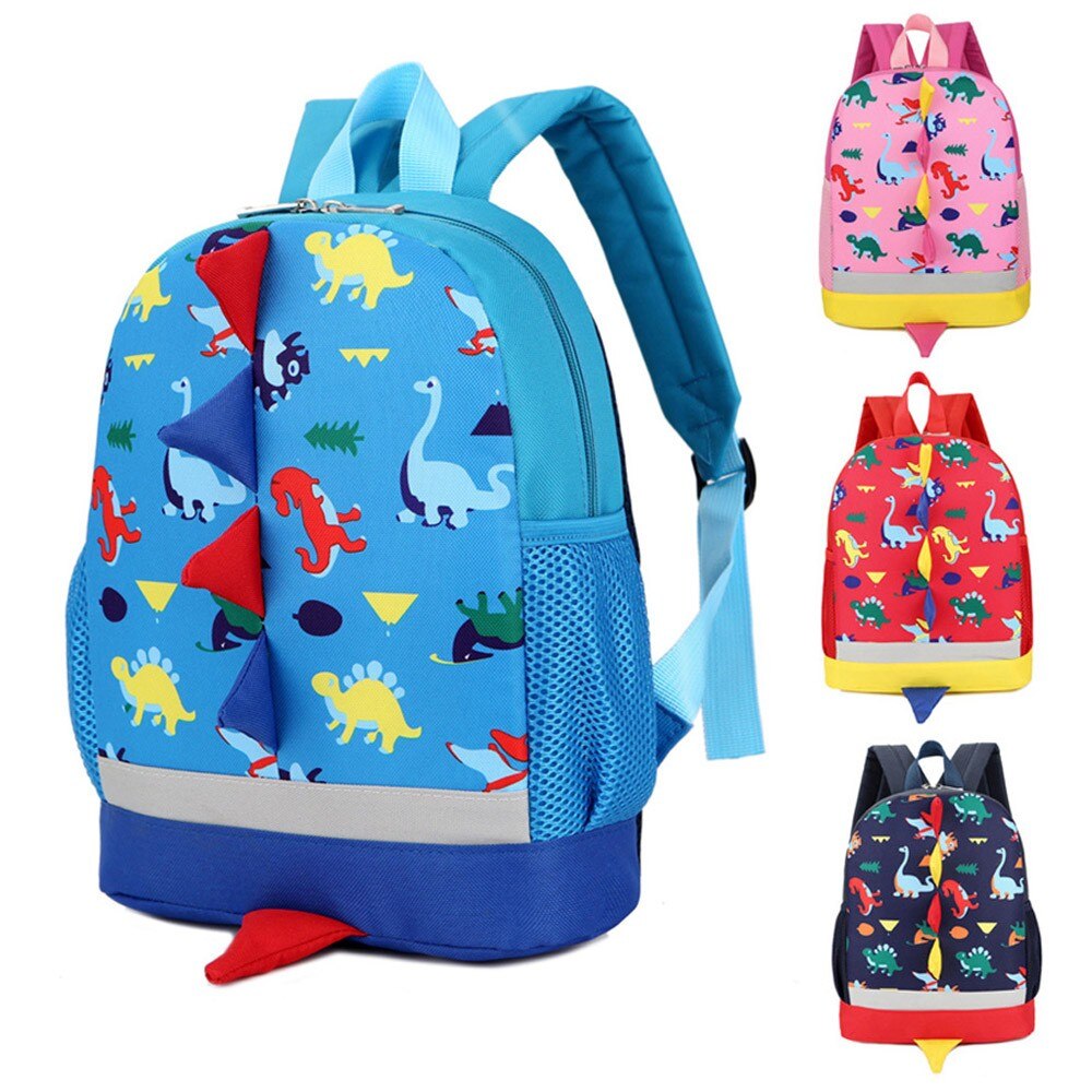 Cute School Backpack Anti-lost Kids Bag Cartoon Animal Dinosaur Children Backpacks for Kindergarten boys girls School Bags#40