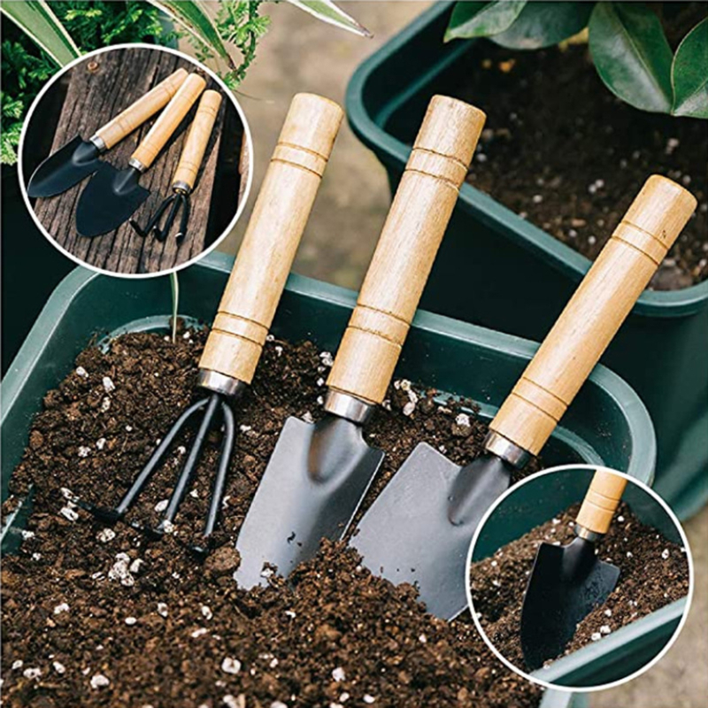 10 unids/set planta Mini trasplante Kit de herramienta de la plantación de Bonsai conjunto herramientas de mano Mini para la jardinería.