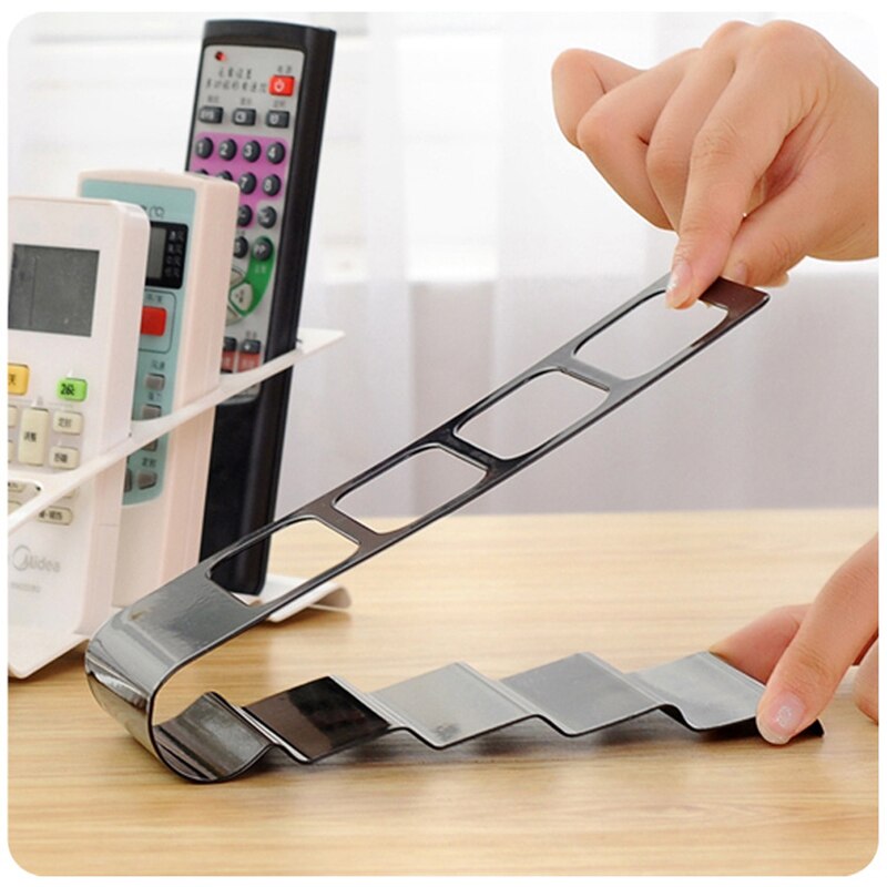 Remote Control Holder Case 4 Frame Holder TV/DVD Step Remote Control Mobile Phone Stand Storage Desk Organizer