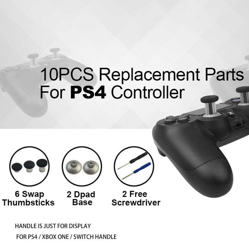 Games Accessoires 8 In 1 Analoge Joysticks Vervanging Reparatie Kits Metalen Magnetische Stok Controllers Voor PS4 / Xbox One/schakelaar