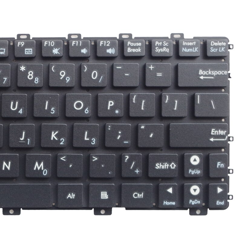 GZEELE US laptop keyboard For Asus Eee PC EPC 1015 1015PN 1015PW 1015BX 1015PX 1015PD 1015TX 1015CX 1011PX 1011CH NO frame