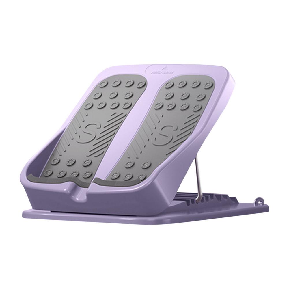 Anti-Slip Verstelbare Voet Kalf Brancard Helling Board Body Stretching Tool Voor Sport Yoga Massage Fitness Pedaal Brancard: Purple