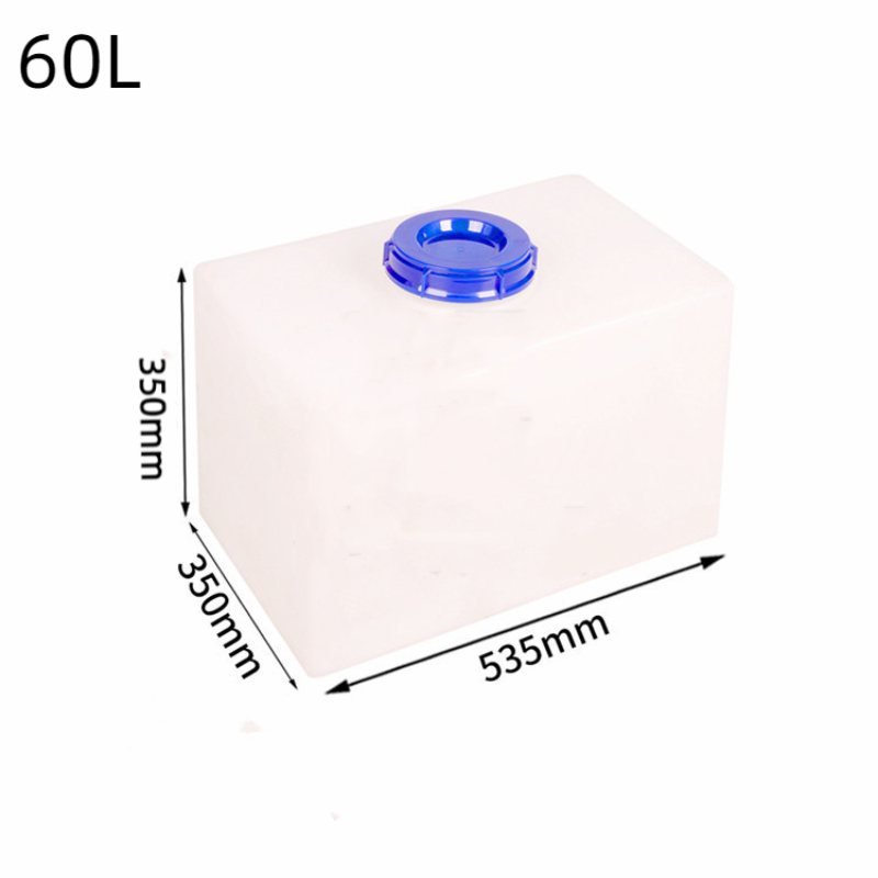 60L/70L/80L/100L RV Fresh Water Holding Tank Water Tank Transformation Horizontal Car Water Tank Plastic Bucket: RED
