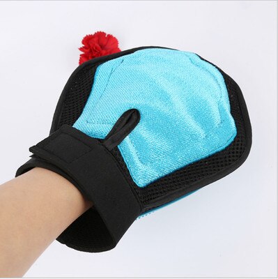 KEMISIDI Cat Glove for Animals Combing Cats Grooming Hackle Excellent Red Silicon Pet Massager Hair Removal Mitten Accessories