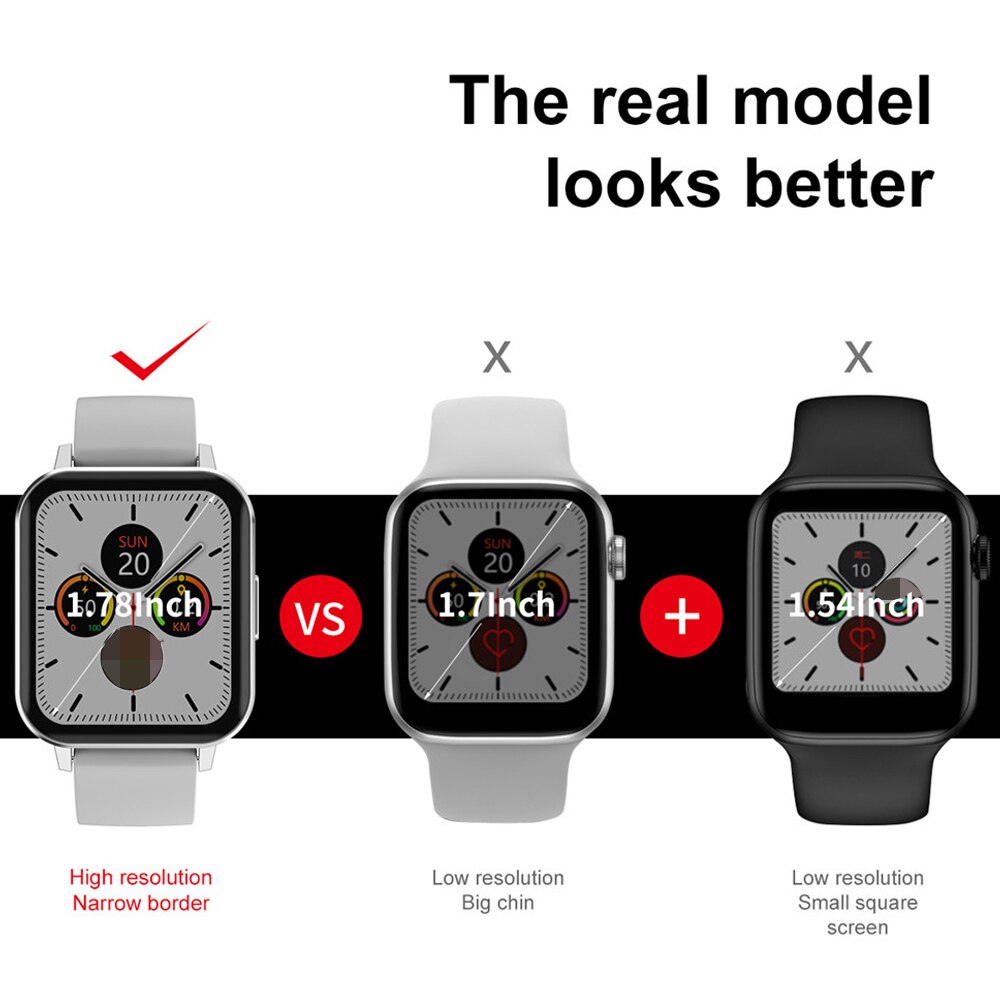 Ecg Slimme Horloge Mannen Hd Groot Scherm 24 Uur Hartslag Monitoring IP68 Waterdichte Vrouwen Smartwatch Voor Android ios