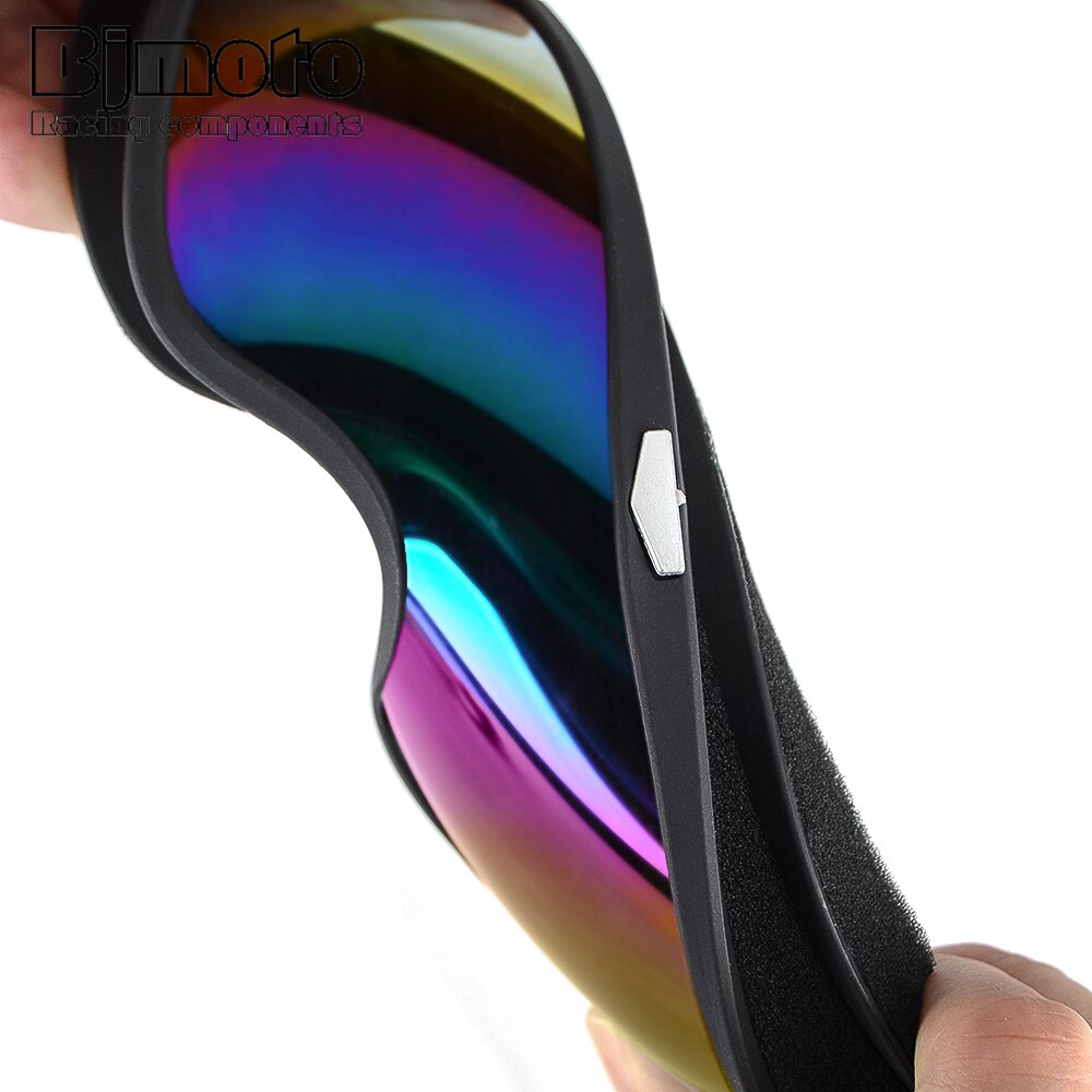 BJMOTO universel Vintage moto lunettes moto Scooter motard lunettes Motocross lunettes pliable casque lunettes