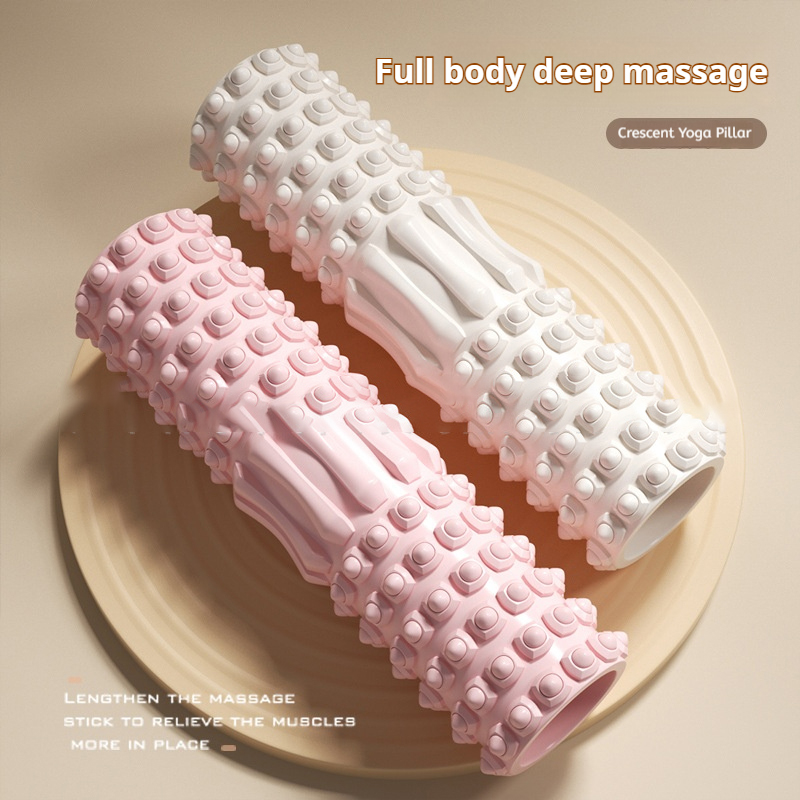 30cm Hollow Core Foam Massage Roller Dual-Sided Muscle Relaxation Portable Home Gym Equipment For Pilates